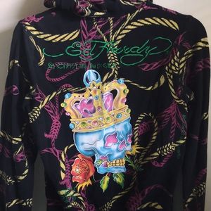 Limited Edition Ed Hardy zip up sweatshirt
